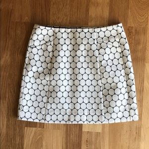 J. Crew Polkadot Mini Skirt